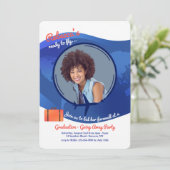 Invitation Prêt à voler la graduation de l'avant-parti (Debout devant)