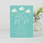 Invitation Prêt pour la Pop Twinkle Twinkle Baby shower (Debout devant)