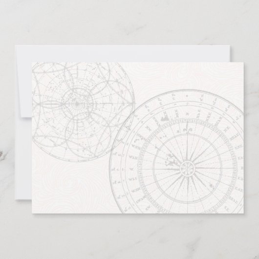 Invitation Prêt pour le décollage C Mariage initial (Dos)