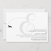 Invitation Prêt pour le décollage E Mariage initial (Devant)