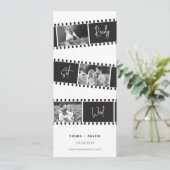 Invitation Prêt Set Wed Photo Film Enregistrer la date (Debout devant)