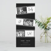 Invitation Prêt Set Wed Photo Film Enregistrer la date (Debout devant)