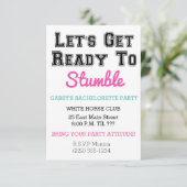 Invitation Prête à Chuter (Debout devant)