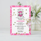 Invitation Prête à Devenir une Jeune Fille Amusante et Modern (Debout devant)