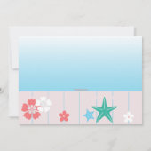 Invitation prête à la fête du pool (Dos)