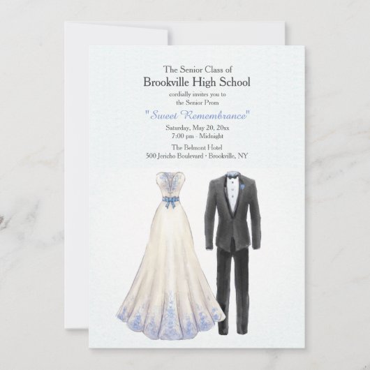 Invitation Prête pour le Bal (Devant)