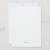 Invitation Prête pour le Bal (Dos)