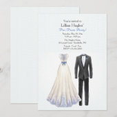 Invitation Prête pour le Bal (Devant / Derrière)