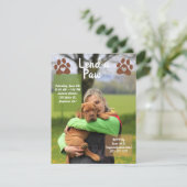 Invitation Prêter une paille, un refuge animal bénévole (Debout devant)