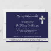 Invitation Prêtre diacre 45ème anniversaire de l'ordination s (Devant)