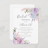 Invitation Pretty Hydrangeas Floral Bridal Shower (Devant / Derrière)