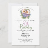Invitation Pretty Pastel Calla Lily 30th Birthday (Devant)