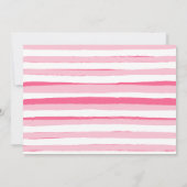 Invitation Pretty Pink Pool Party Fille Photo Anniversaire (Dos)