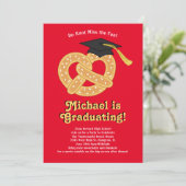 Invitation Pretzel Graduation Party (Debout devant)