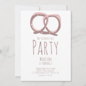 Invitation Pretzel salé Twist Anniversaire (Devant)