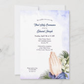 Invitation Prier Mains Religieuses (Devant)