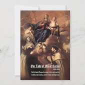 Invitation Prière à Notre-Dame du Mont Carmel (Devant)