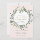 Invitation Prière de la première communion sainte de la couro (Devant)