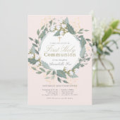 Invitation Prière de la première communion sainte de la couro (Debout devant)