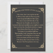 Invitation prière pour ceux qui vivent seuls (Devant)