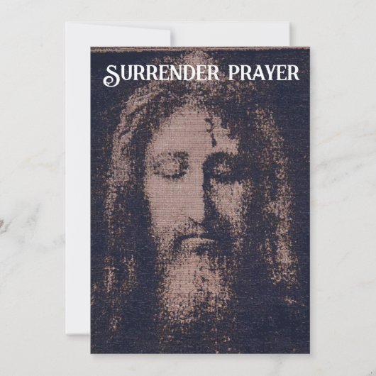 Invitation Prière quotidienne de renonciation (Devant)