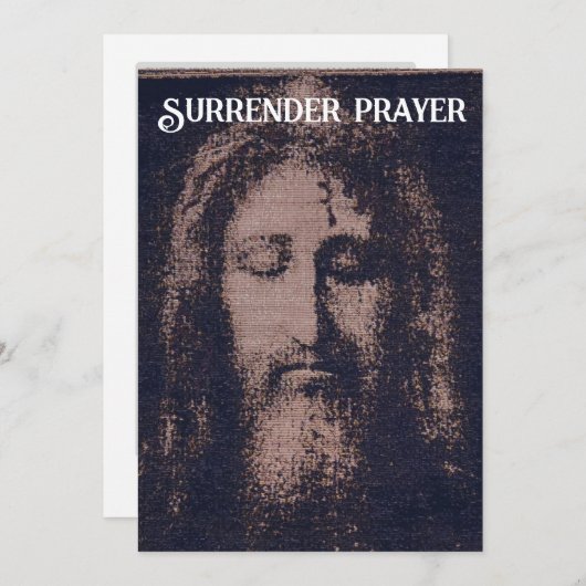 Invitation Prière quotidienne de renonciation (Devant / Derrière)