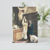 Invitation Prière religieuse pour l'enfant d'autel catholique (Debout devant)