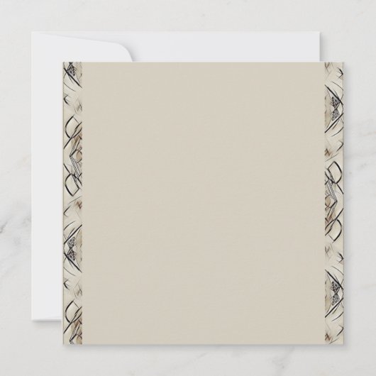 Invitation Prière Shawl Tan Bar Mitzvah (Dos)