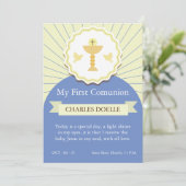 Invitation Primera Comunión. (Debout devant)