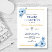 Invitation Primera Comunion Catholique Mare Première Communio