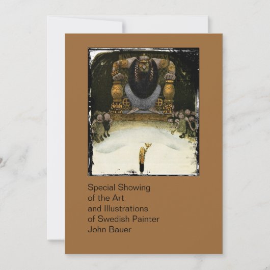 Invitation Prince avec le Troll King (Devant)