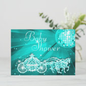 Invitation Prince Coach & Hors Disco Ball Baby shower (Debout devant)