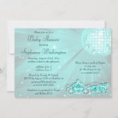 Invitation Prince Coach & Hors Disco Ball Baby shower (Dos)