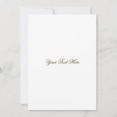 Invitation Prince En Robe (Dos)