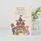 Invitation Prince et Château (Debout devant)