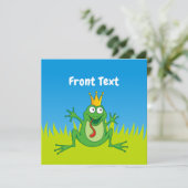 Invitation Prince Frog (Debout devant)