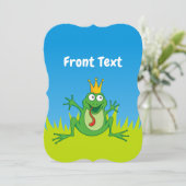 Invitation Prince Frog (Debout devant)