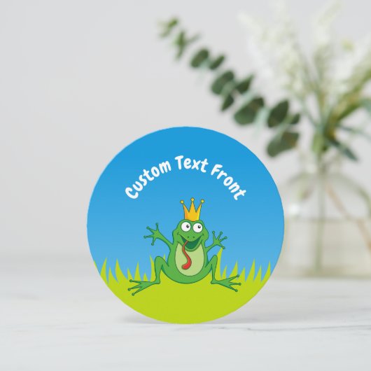 Invitation Prince Frog (Debout devant)