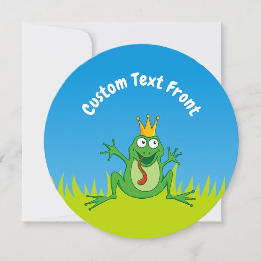Invitation Prince Frog (Devant)