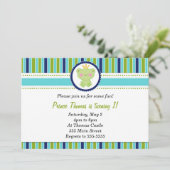 Invitation Prince Frog Boy Fête d'anniversaire Gre (Debout devant)