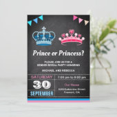 Invitation Prince ou Princesse Sexe Revevela Party (Debout devant)