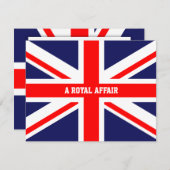 Invitation Prince royal William Kate Middleton de noce (Devant / Derrière)