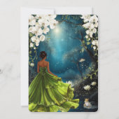 Invitation Princess and the Frog Starry Night Quinceanera 16 (Dos)