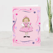 Invitation Princess Birthday Card (Devant)
