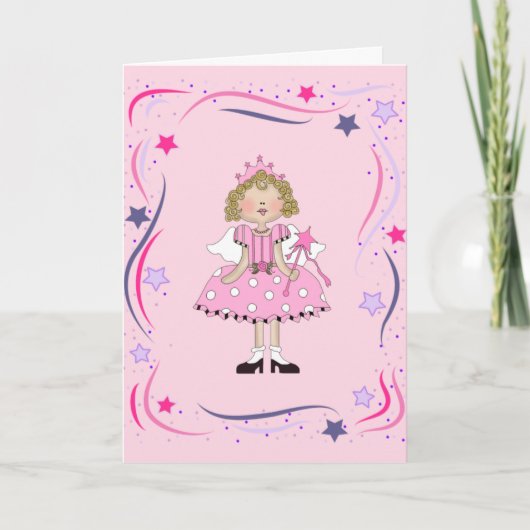 Invitation Princess Birthday Card (Devant)