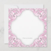 Invitation Princess Carriage Photo Anniversaire (Dos)