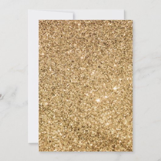 Invitation Princess Castle Gold (Dos)