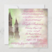 Invitation Princess Castle Royal Carriage Princess Sweet 16 (Dos)