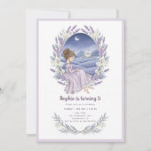Invitation Princess Cinderella Fairytale Floral Anniversaire (Devant)