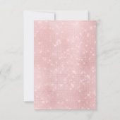 Invitation Princess Crown Pink - Rose Gold Anniversaire (Dos)